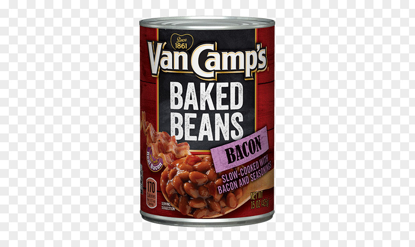 Baked Beans Bacon Van Camp's Pork And Bush Brothers Company PNG
