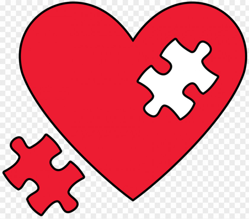 Cross Word Jigsaw Puzzles Heart Clip Art PNG