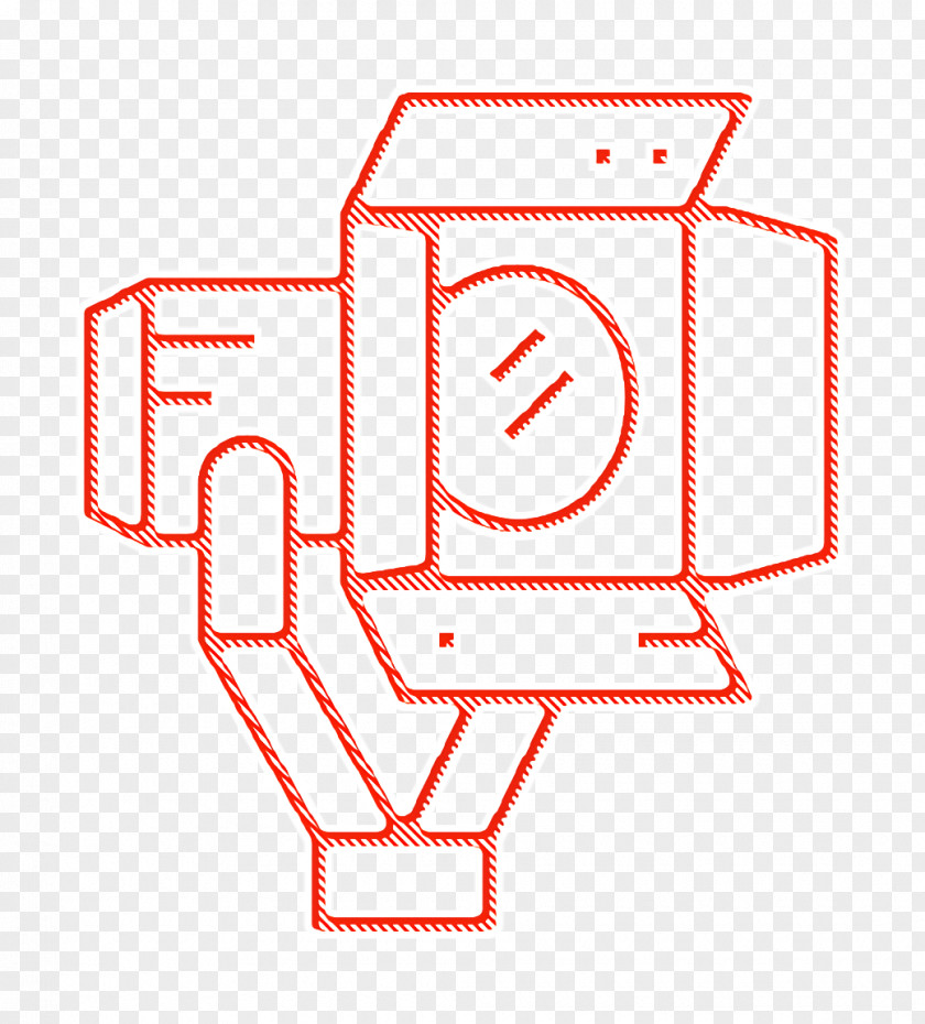 Film Director Icon Spotlight Stage PNG