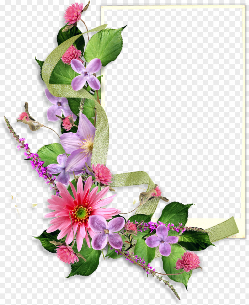 Floral Decorative Pattern Picture Frame Clip Art PNG