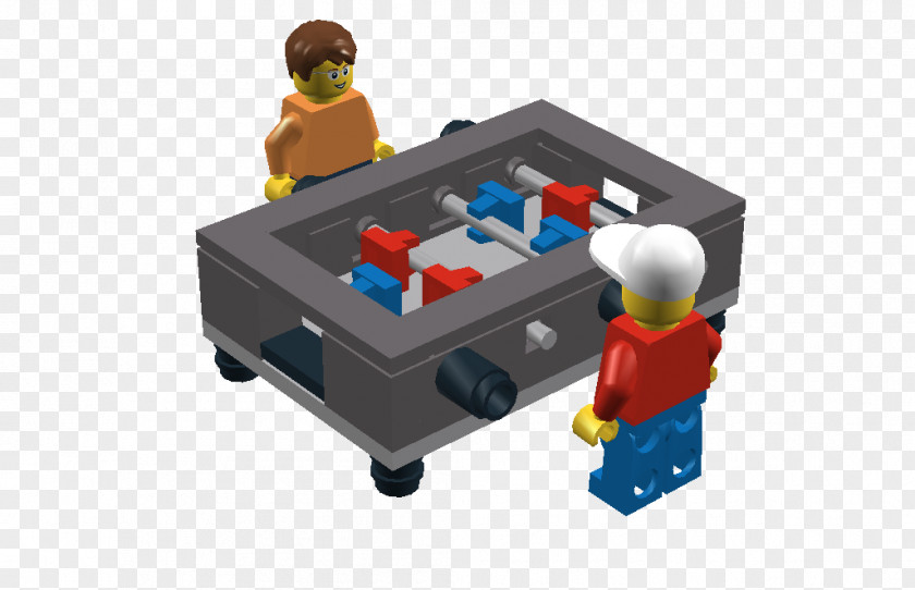 Football LEGO Digital Designer Foosball Table PNG