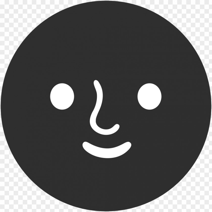 Half Moon Emoji Android Nougat PNG