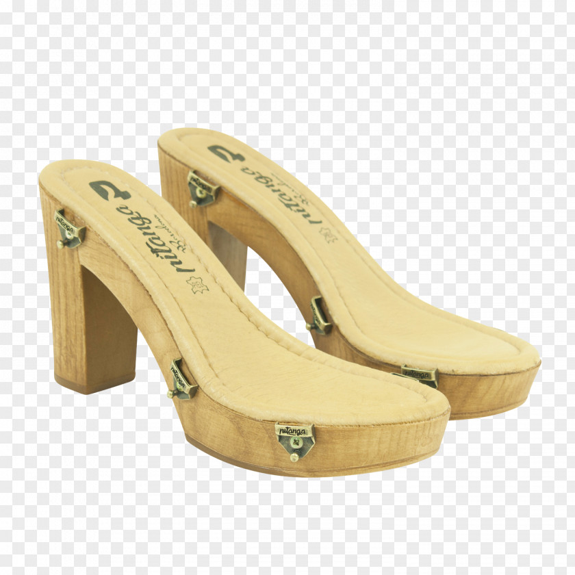Light Wood Product Design Sandal Shoe PNG