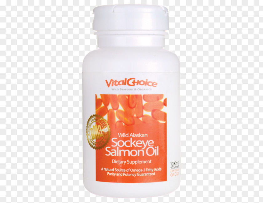 Oil Dietary Supplement Sockeye Salmon Fish PNG