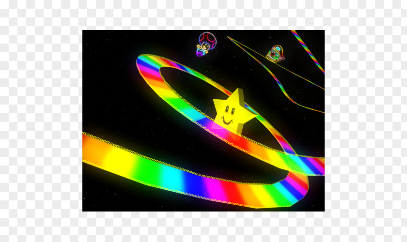 Rainbow Road Mario Kart 64 Super 7 Wii Kart: Circuit PNG