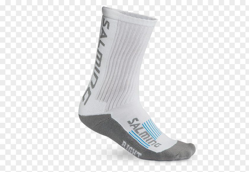 White Socks Salming 365 Advanced Indoor Sock Toe Shoe PNG