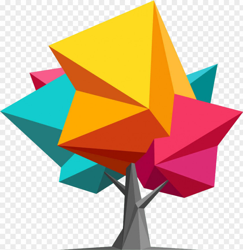 Cool Designs Logo Low Poly PNG