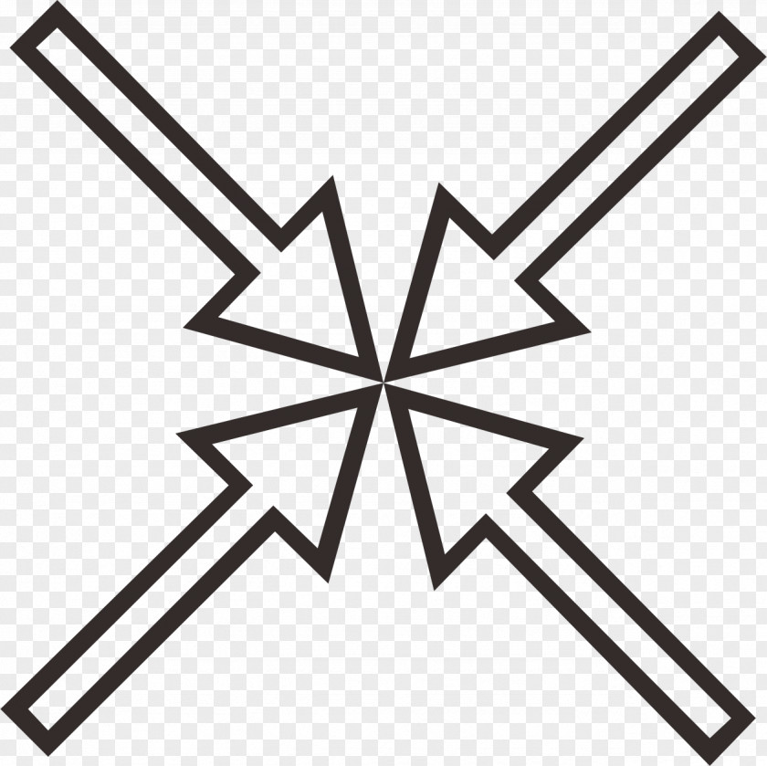 Four Arrows Icon PNG