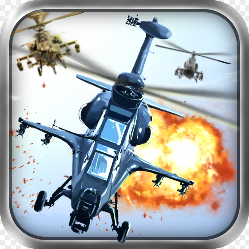 Helicopter Assault Rotor Gunship Shooter Game PNG