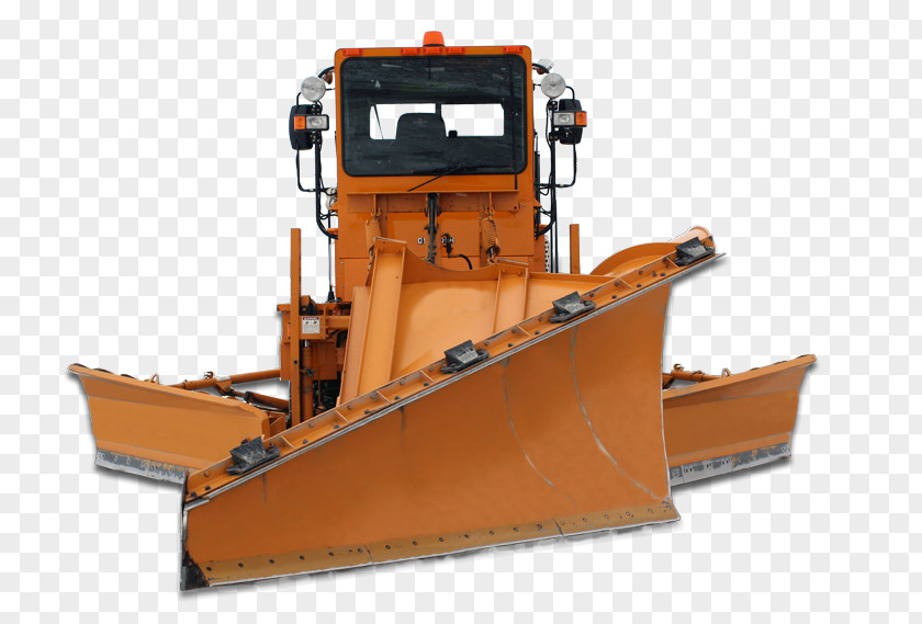 Bulldozer Machine Snowplow Grader Blade PNG
