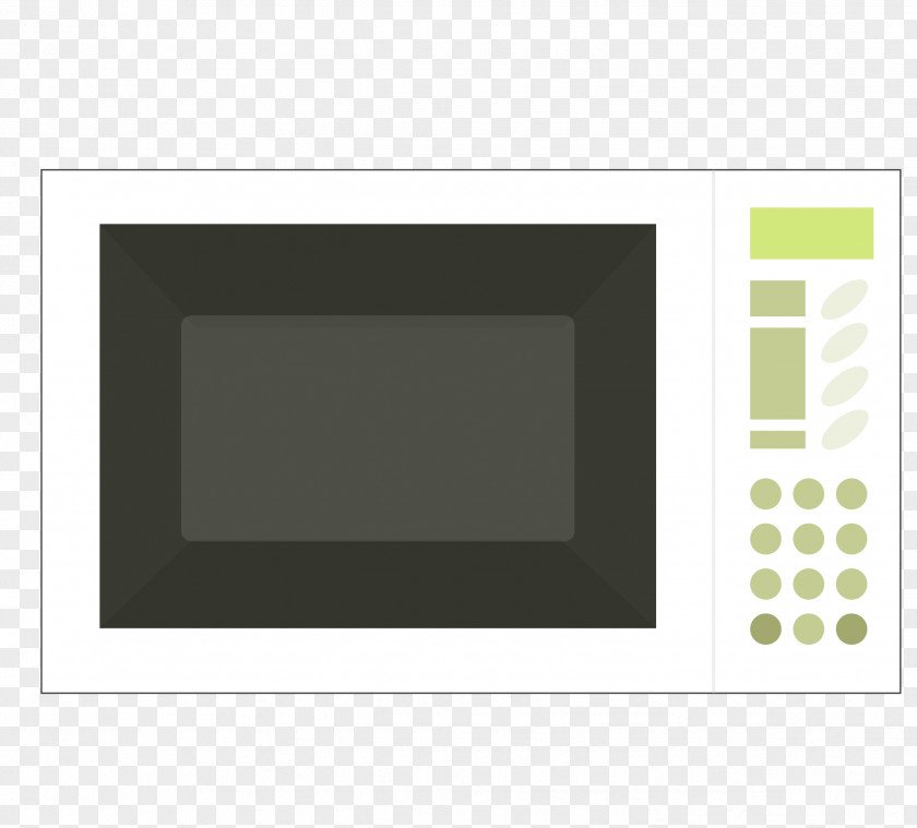 Cartoon Microwave Text Picture Frame Pattern PNG
