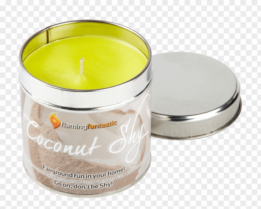 Coconut Shy Candle Lighting Wax Oil Massage PNG