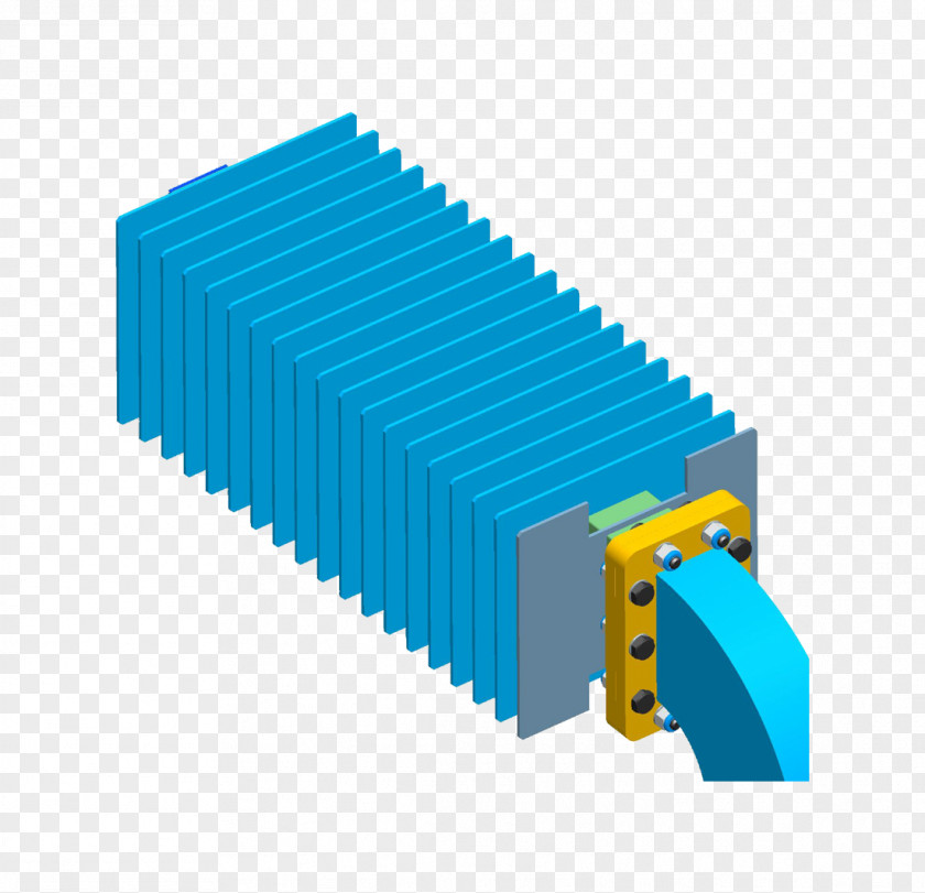 Ply Waveguide Radio Frequency Microwave Diplexer PNG