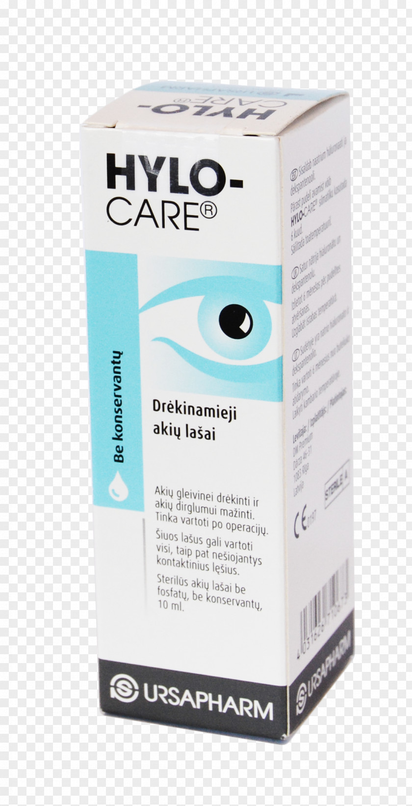 Water Hylo Care 10ml By Ursapharm Liquid Cream Solution PNG