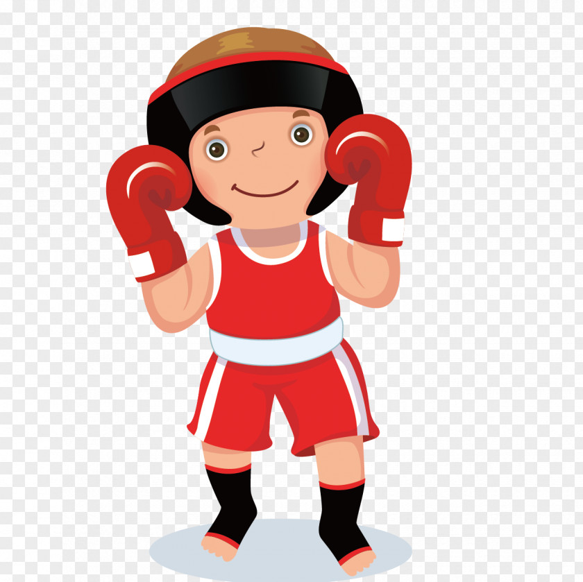 Boxing Boy Vector Martial Arts Cartoon Karate Royalty-free PNG