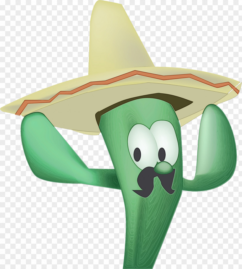 Costume Hat Plant Green Cartoon PNG
