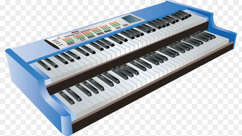 Electronic Piano Musical Keyboard Instrument PNG