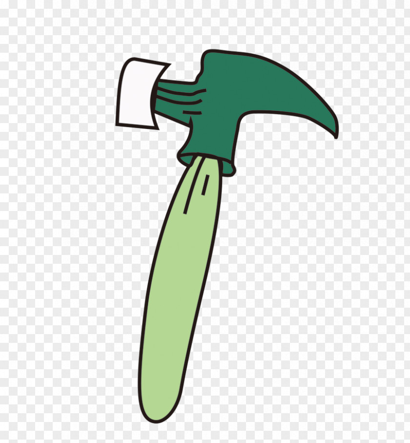 Hand-painted Hammer Cartoon Clip Art PNG