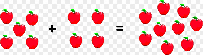 Manzana. Addition Apple Number Subtraction Division PNG