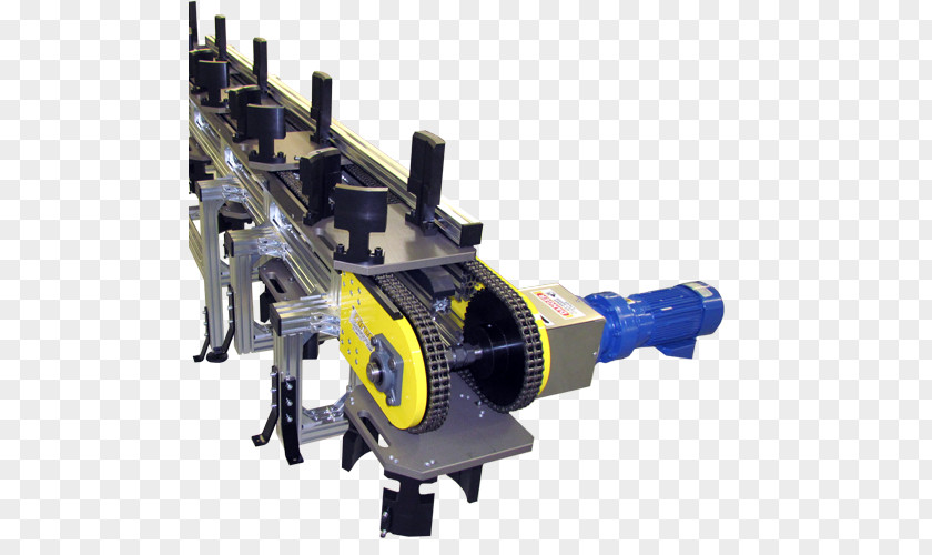 Chain Conveyor System Machine Lineshaft Roller PNG