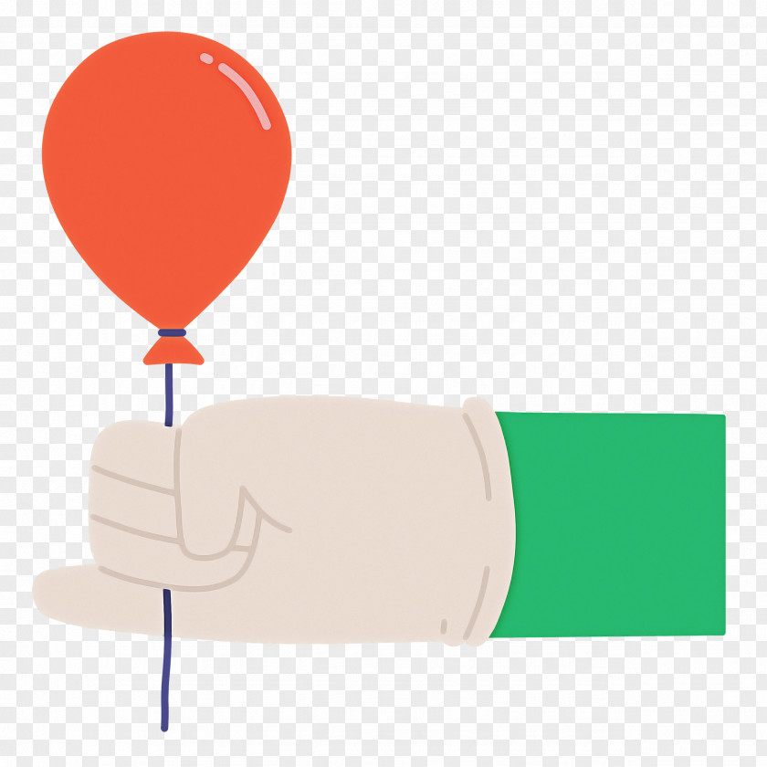 Hand Holding Balloon PNG