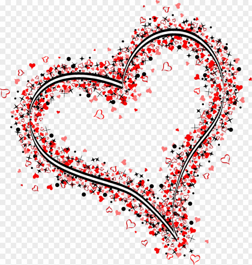 Heart Text Love Line PNG
