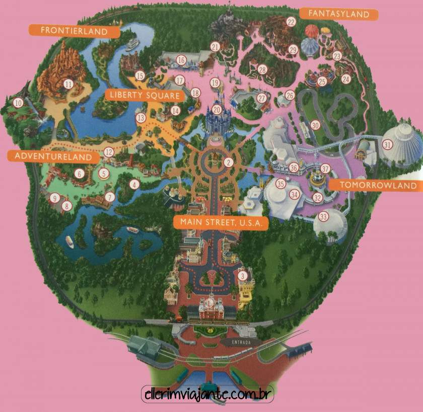 Magic Kingdom Disney's Animal Disneyland Paris Map Travel PNG