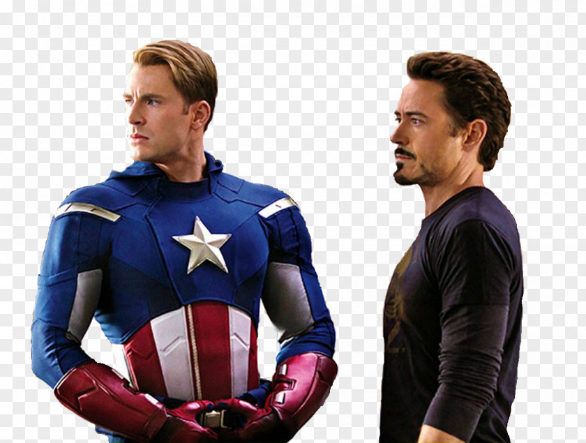 Robert Downey Jr Jr. Marvel Avengers Assemble Captain America Iron Man Chris Evans PNG