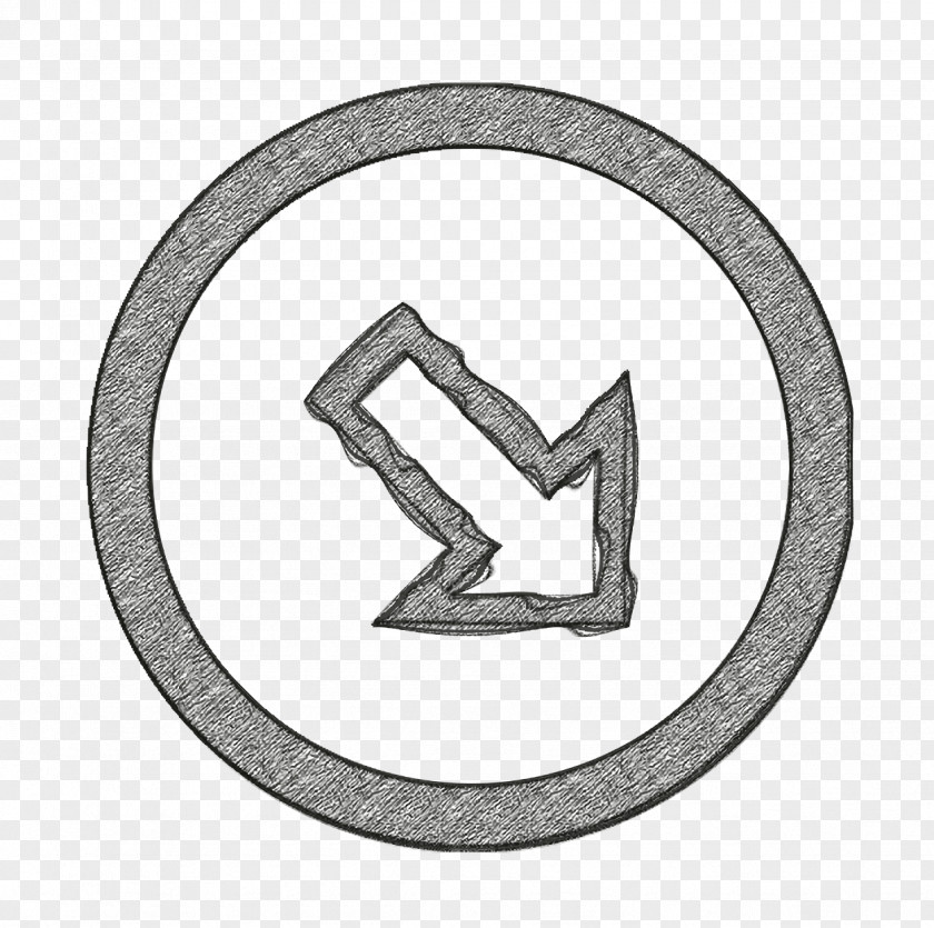 Silver Metal Arrow Icon Direction Point PNG