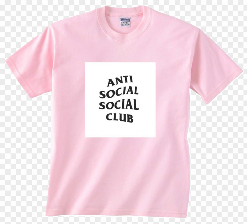 Anti Social Club T-shirt Hoodie Unisex Top PNG