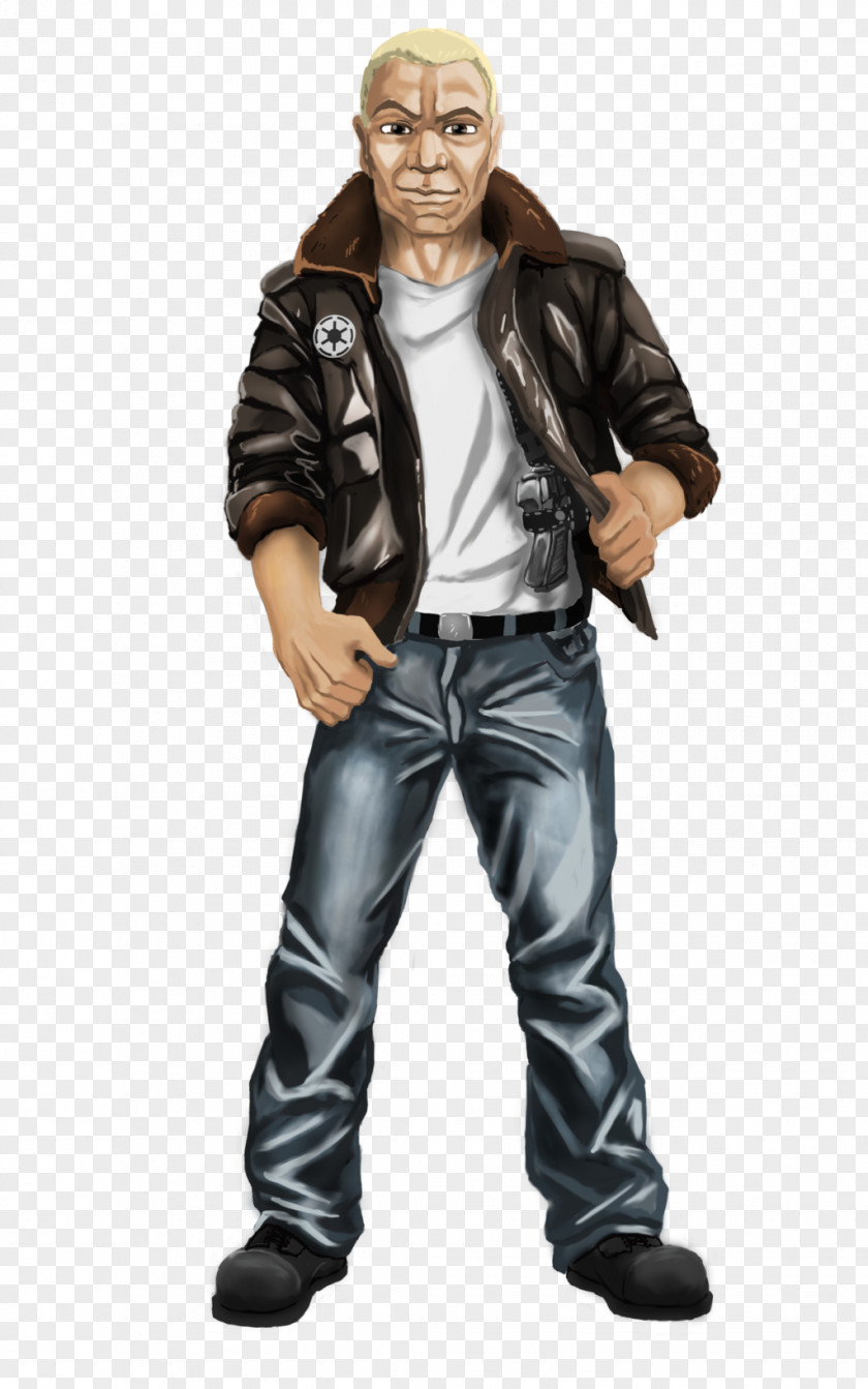 Bomber Jacket Figurine PNG