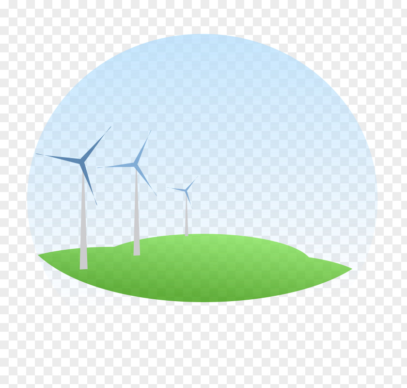 Grinning Smiley Renewable Energy Wind Power Clip Art PNG