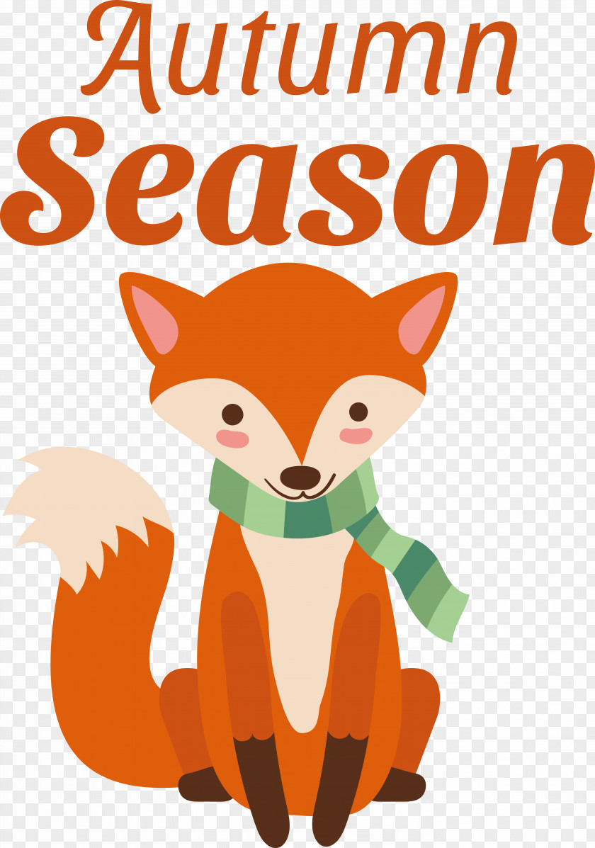 Red Fox Cartoon Fox Tail Red PNG