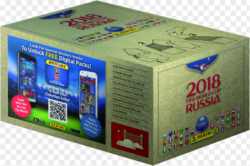 Russia 2018 World Cup Panini Group Sticker Album Collectable Trading Cards PNG