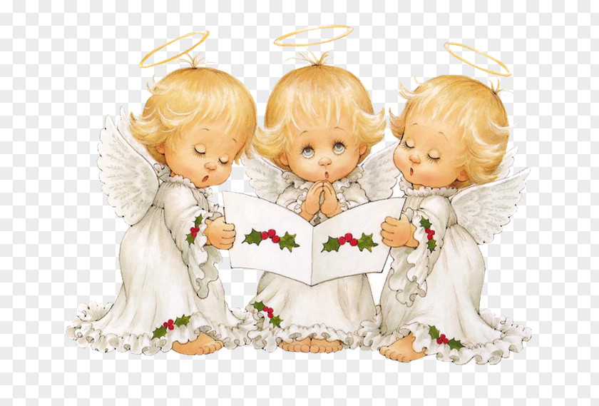 Cute Angels Carolers Christmas Free Clipart Angel Clip Art PNG
