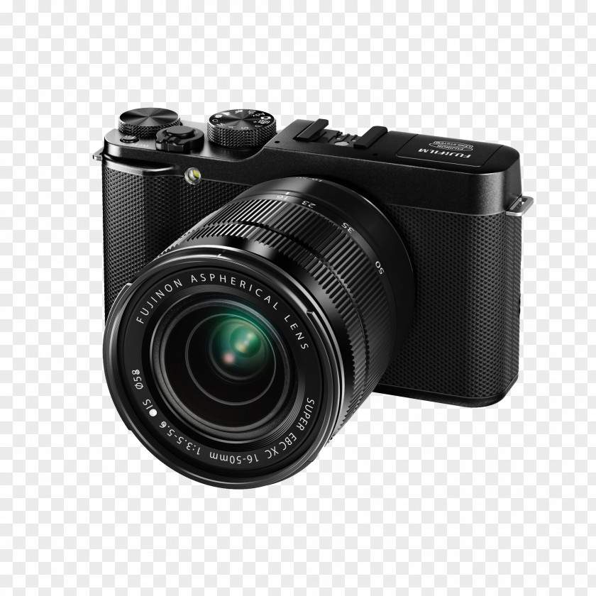 Digital Cameras Fujifilm X-M1 X-A1 Canon EF 50mm Lens Mirrorless Interchangeable-lens Camera PNG