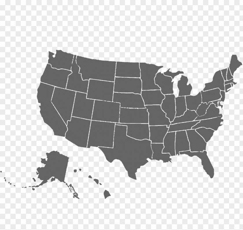 United States Blank Map Royalty-free PNG