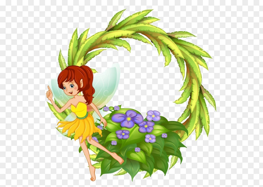 Cartoon Wreath Flower Fairy Royalty-free Stock Photography Illustration PNG
