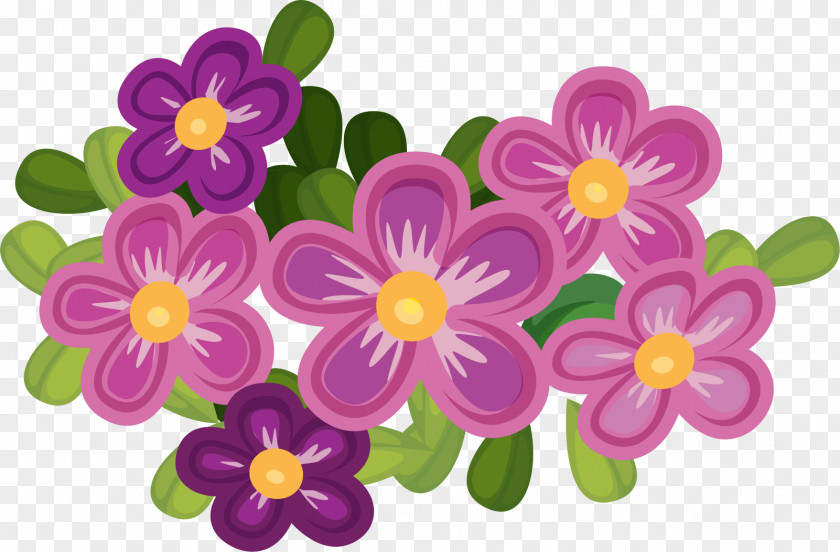 Hand Painted Flowers PNG