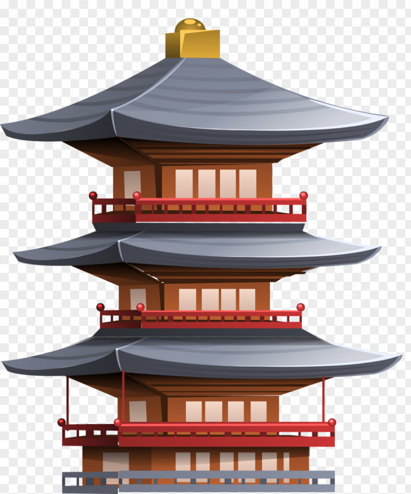 Japan Castle Chinese Architecture Building PNG