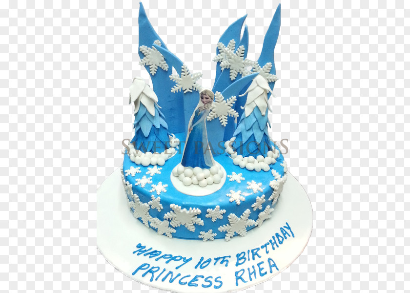 Princess Cake Birthday Elsa Chocolate Torte Bakery PNG