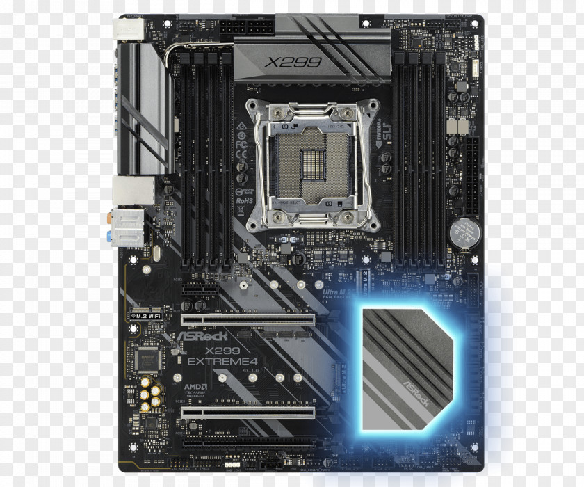 PS/2 Port Asrock X299 Extreme4 Lga 2066 Intel Sata 6gb/s Usb 3.1 Atx List Of Core I9 Microprocessors PNG