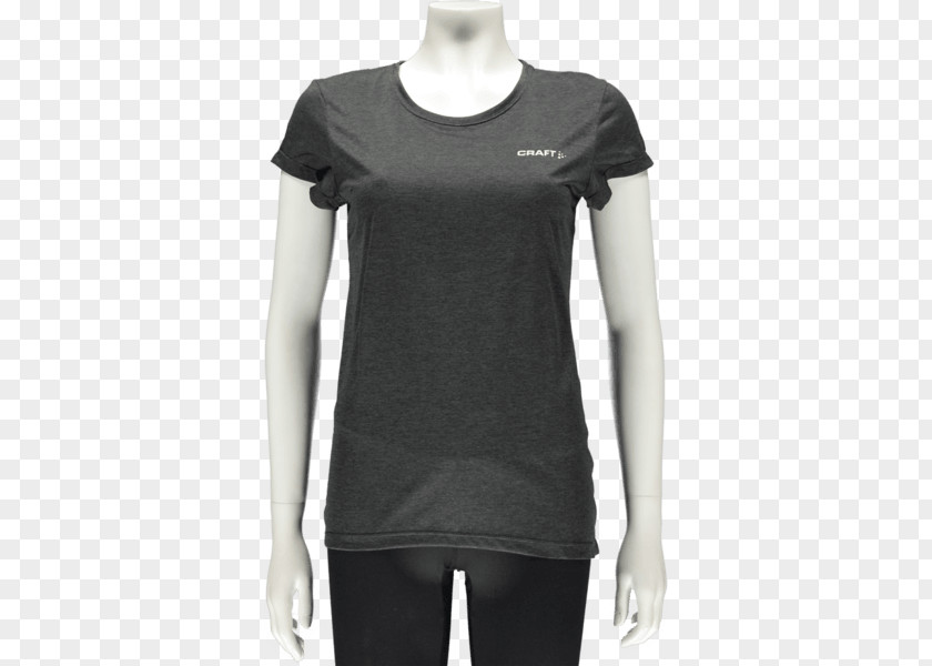 T-shirt Sleeve Shoulder Black M PNG