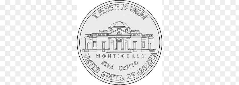 Us Coins Cliparts Nickel Coin Quarter Clip Art PNG