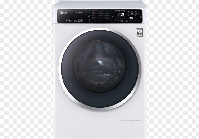 Washing Machines LG Electronics F14U1JBS Corp F14U1TBS2 Frontlader Waschmaschine PNG