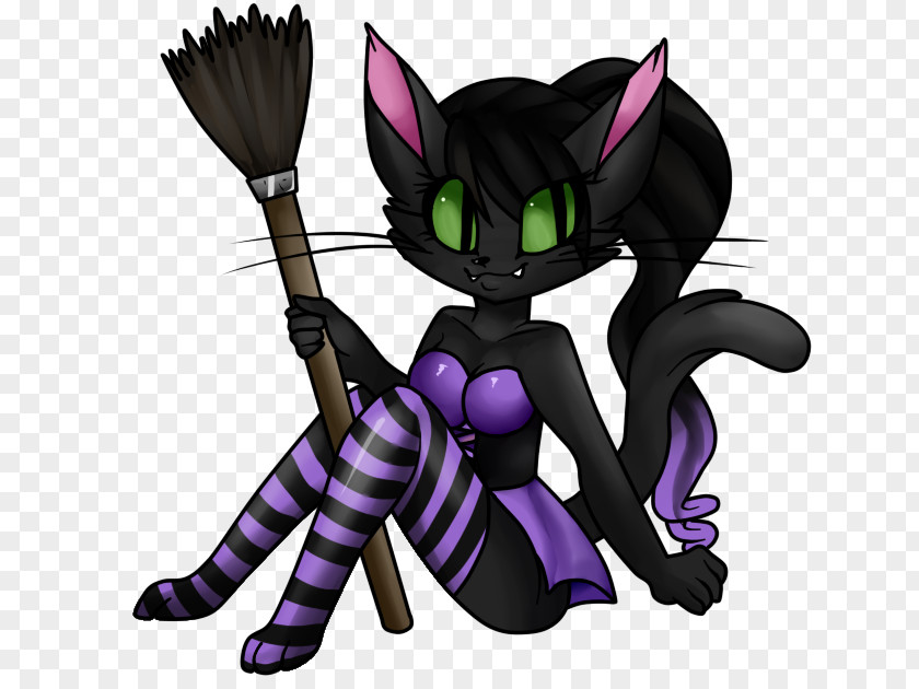 Witch Cat Horse Demon Mammal Tail PNG