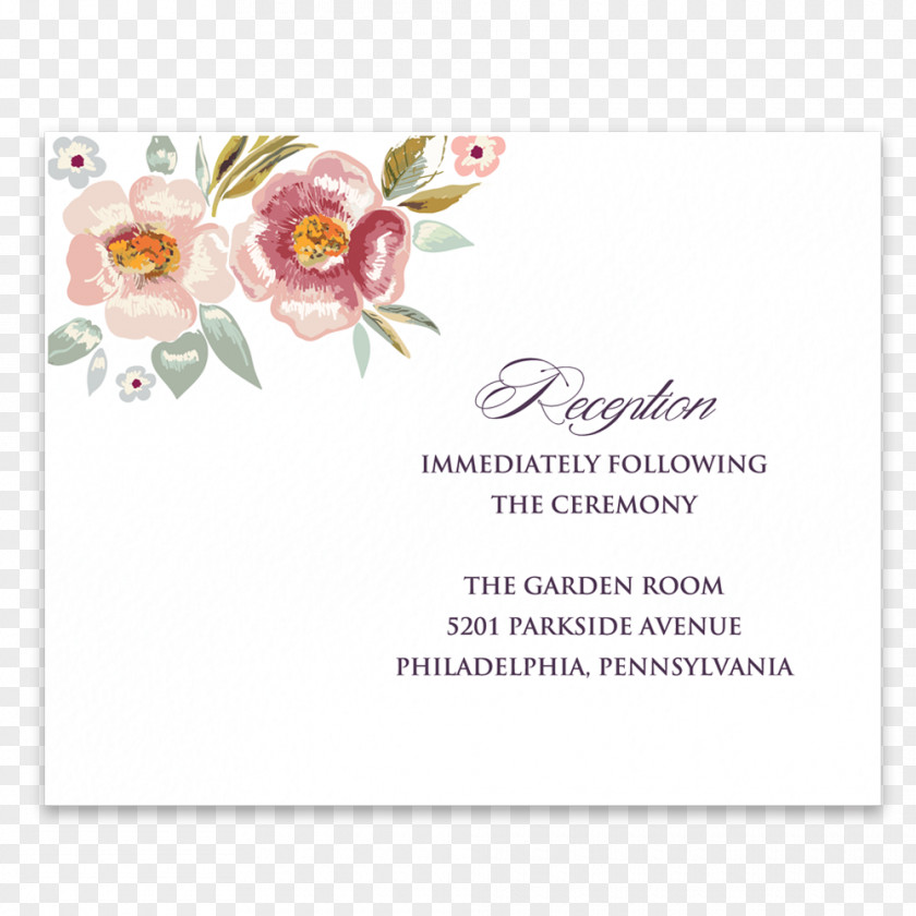 Flower Wedding Invitation Floral Design Greeting & Note Cards PNG