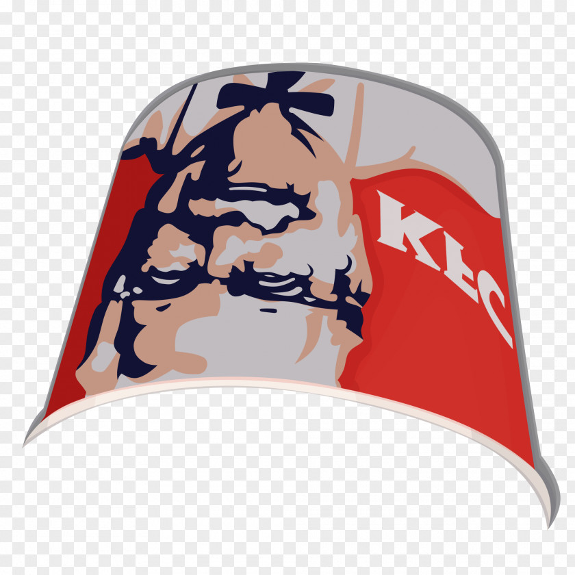 Kfc Headgear Cartoon Brand Font PNG