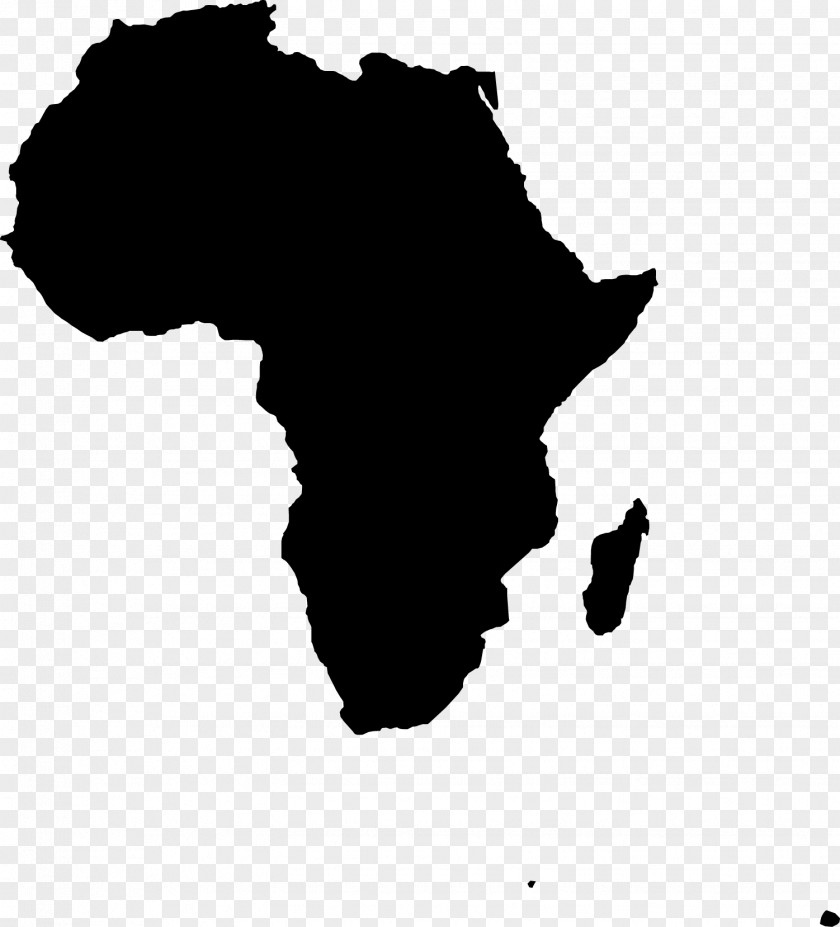 Africa Vector Map Clip Art PNG