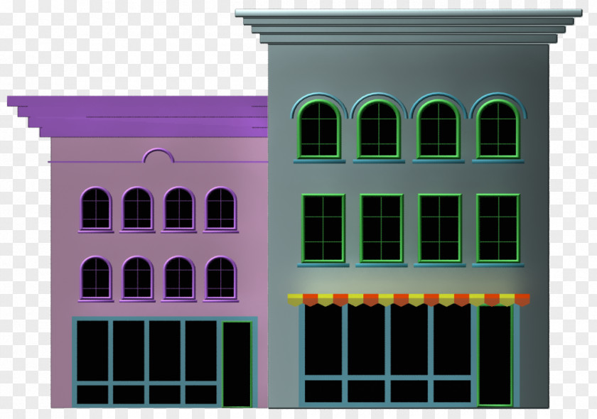 Buildings Building Cartoon House PNG